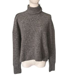 ALL SAINTS Wool Blend Grey Turtle neck Sweater, Size Medium, NWOT - Display item
